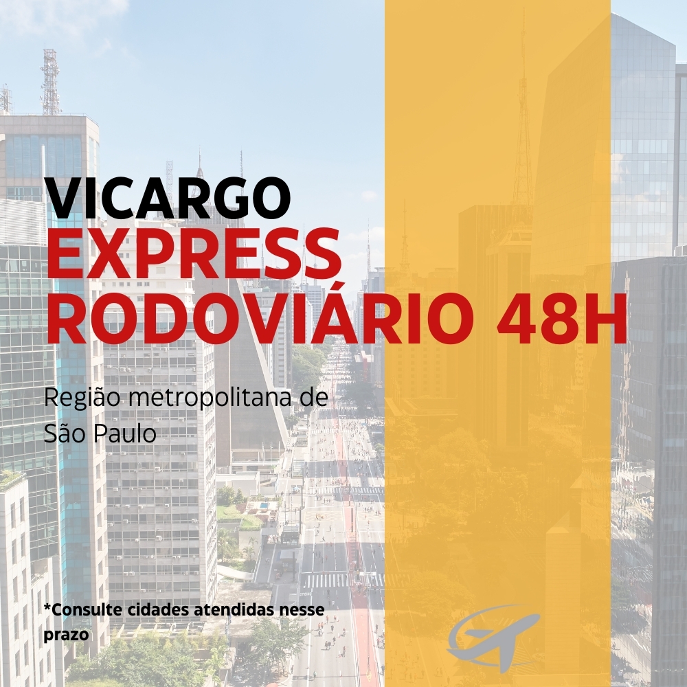 VICARGO EXPRESS RODOVIÁRIO 48H PARA SÃO PAULO*
